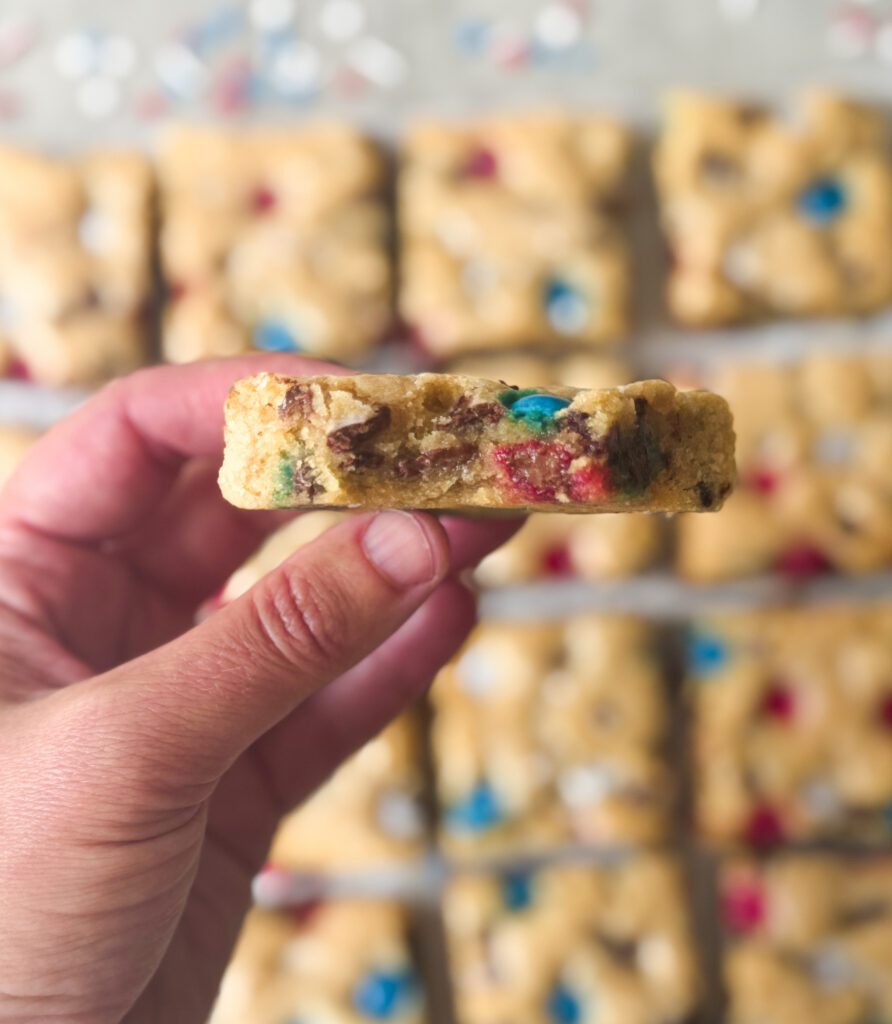 Patriotic blondies
