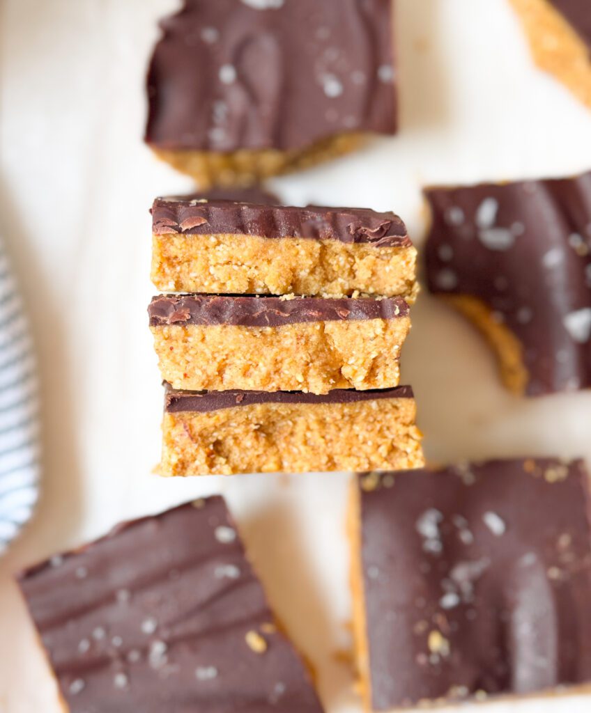 no bake chocolate peanut butter bars