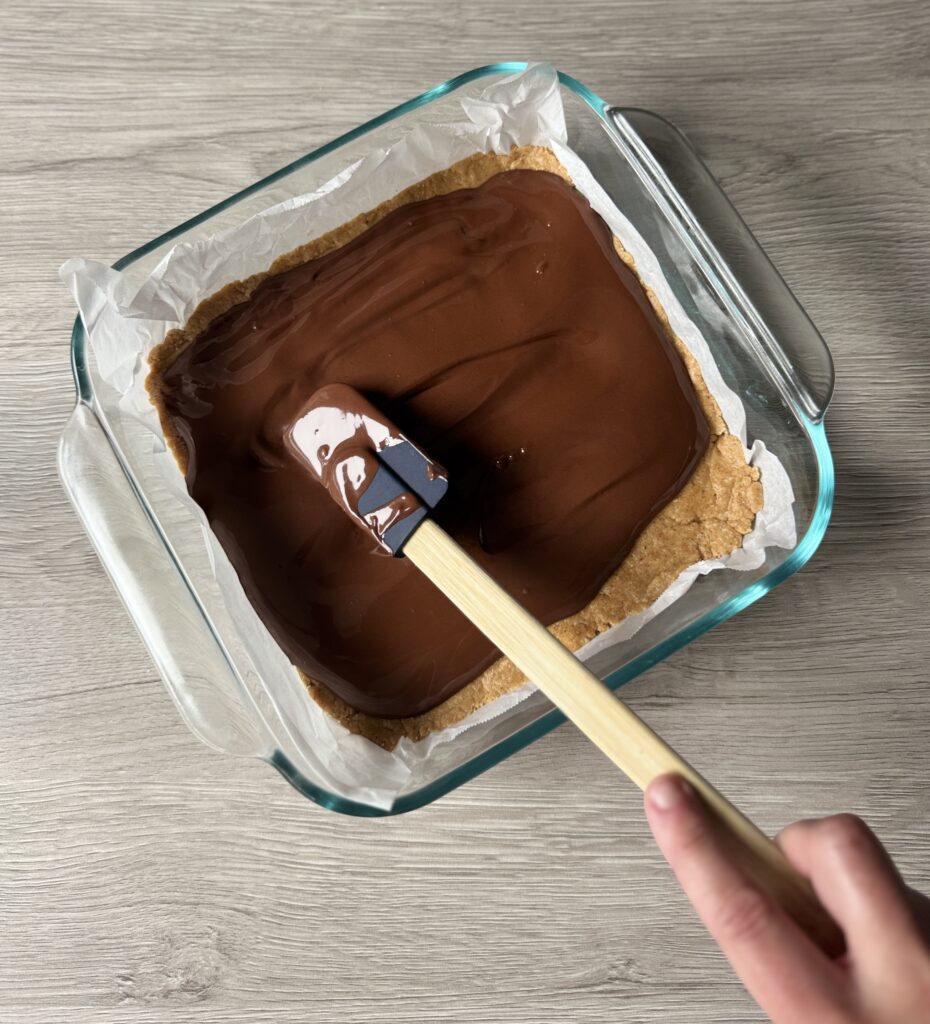 no bake chocolate PB bars