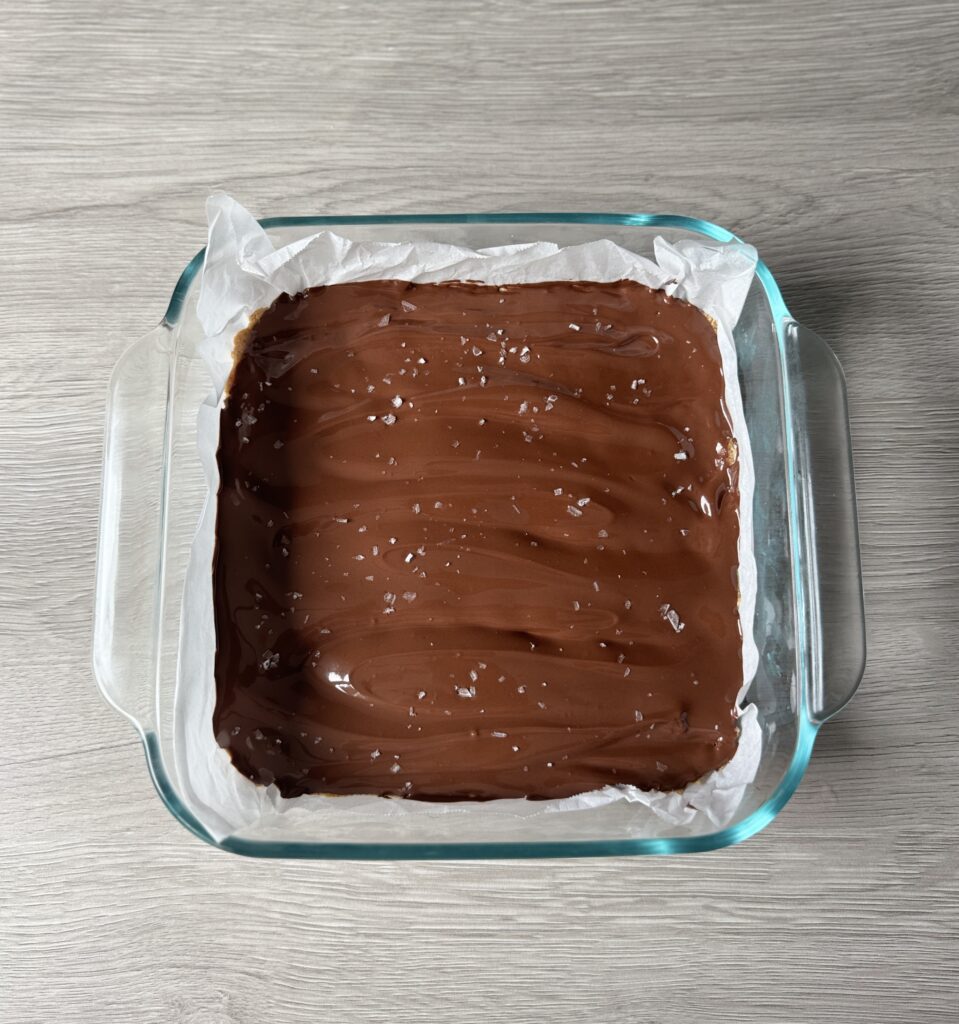 no bake chocolate PB bars