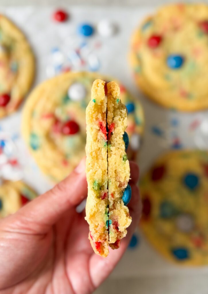 4th of july sourdough sugar cookies