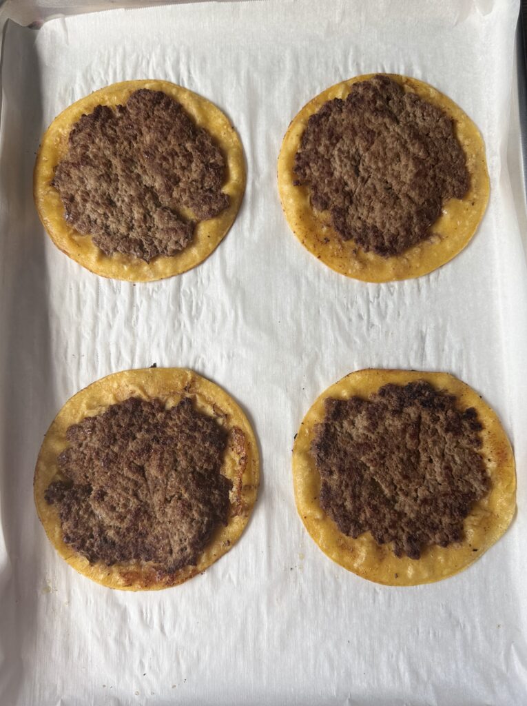 smash burger tacos