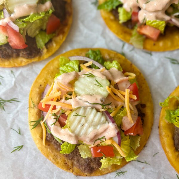 smash burger tacos
