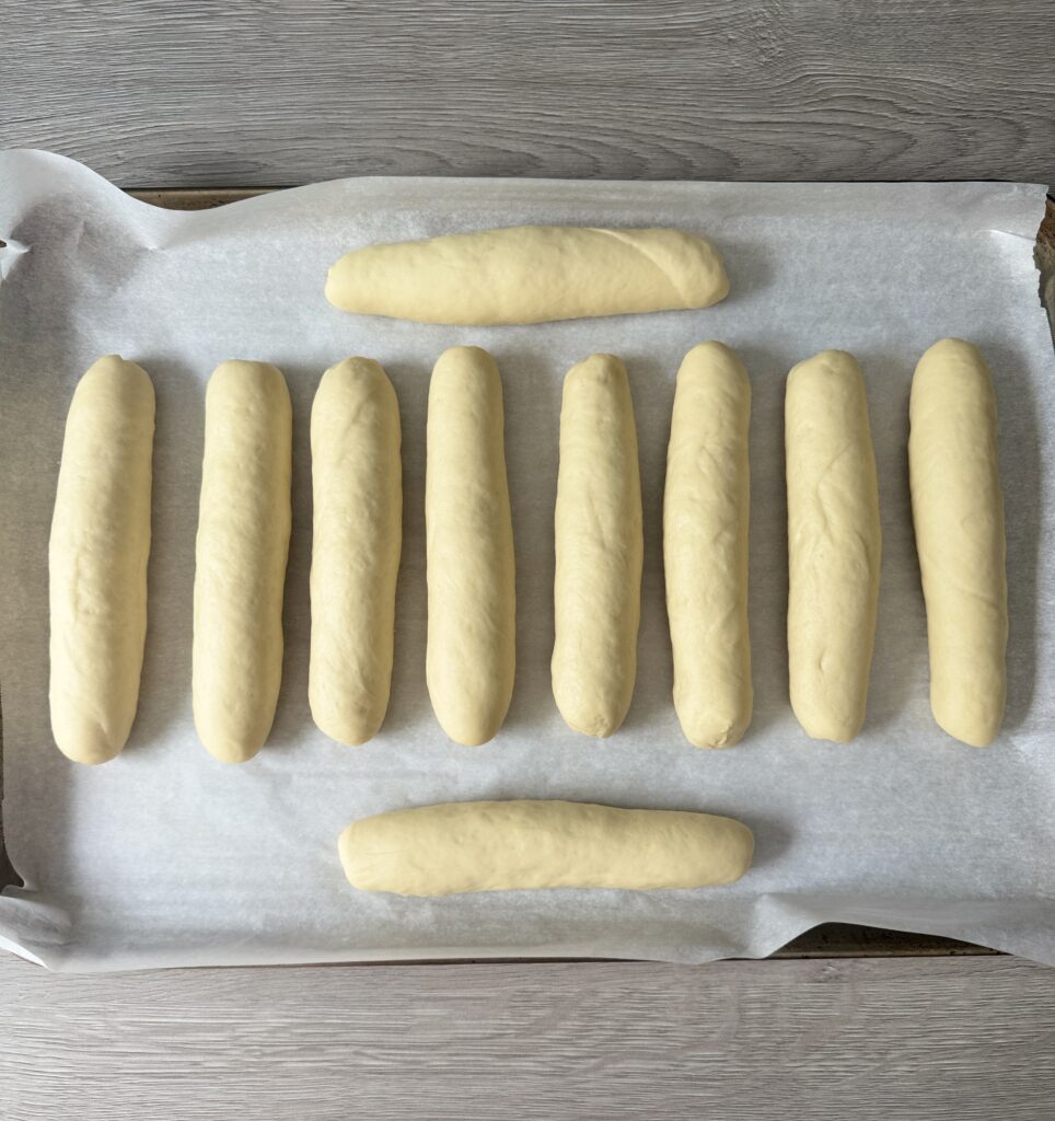 proofed breadsticks