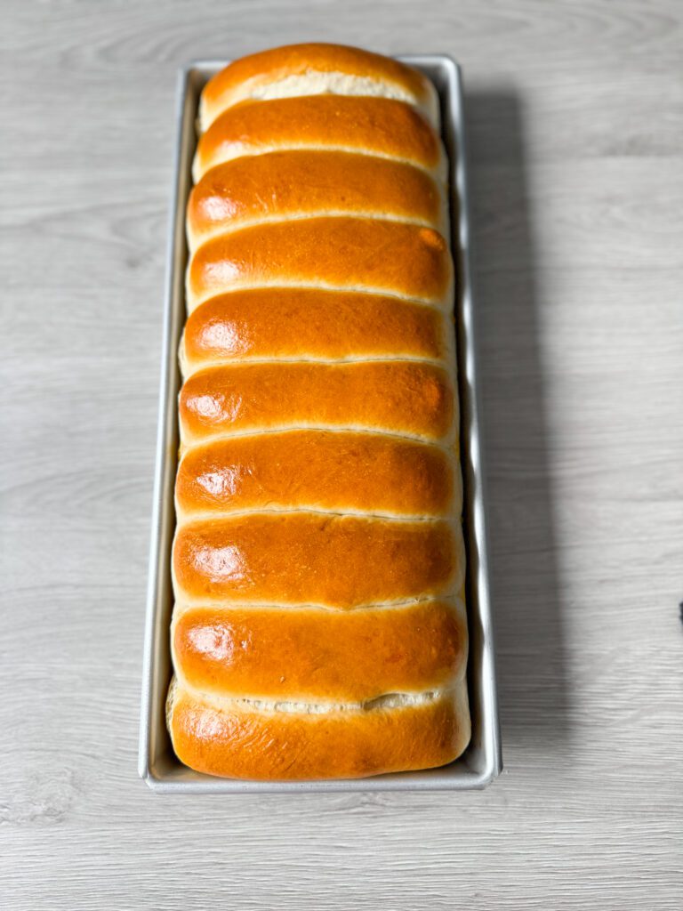 baked sourdough discard hot dog buns