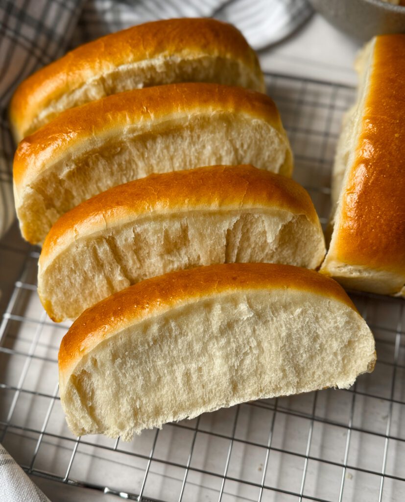 sourdough discard hot dog buns