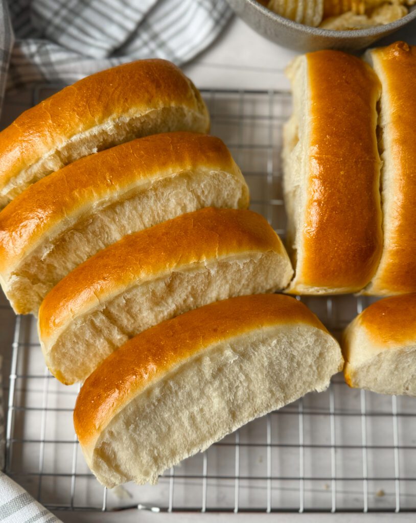 sourdough discard hotdog buns