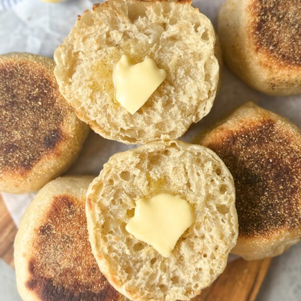 sourdough English muffins