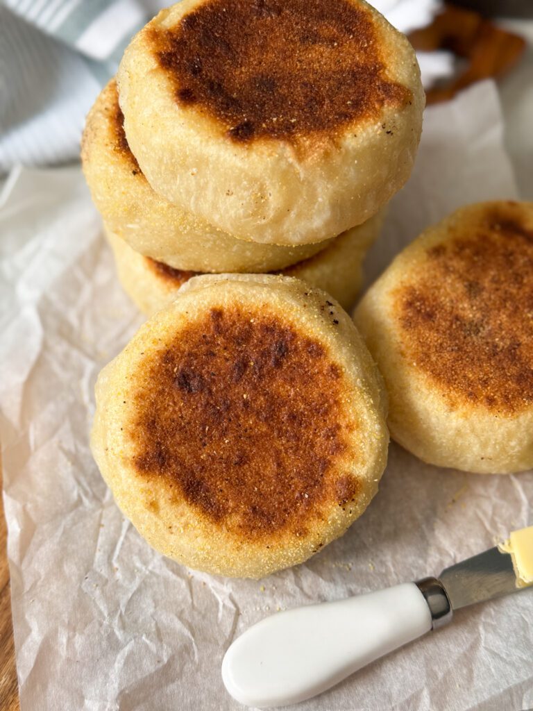 sourdough English muffins