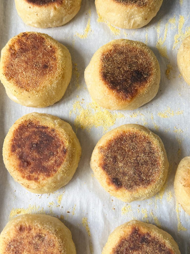 sourdough English muffins