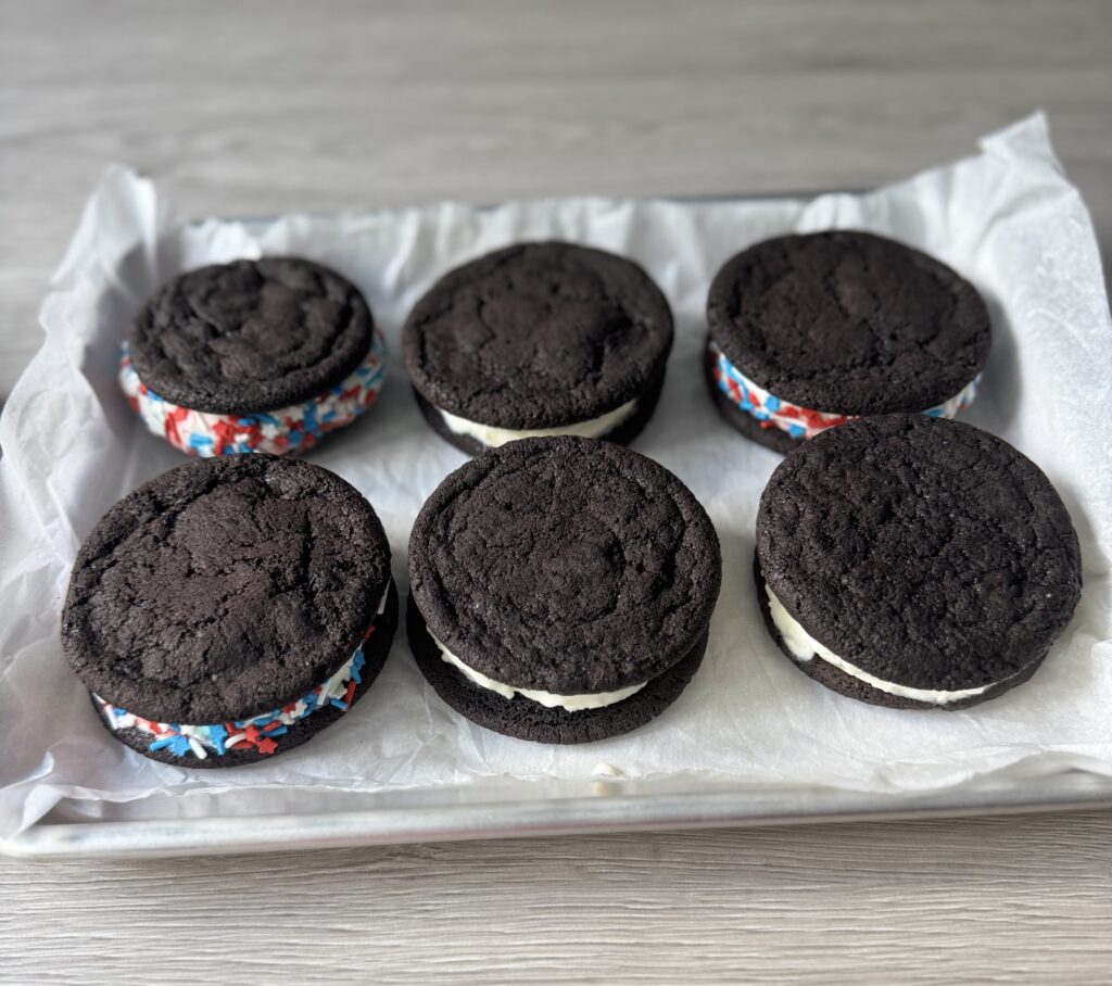 decorated ice cream sandwiches