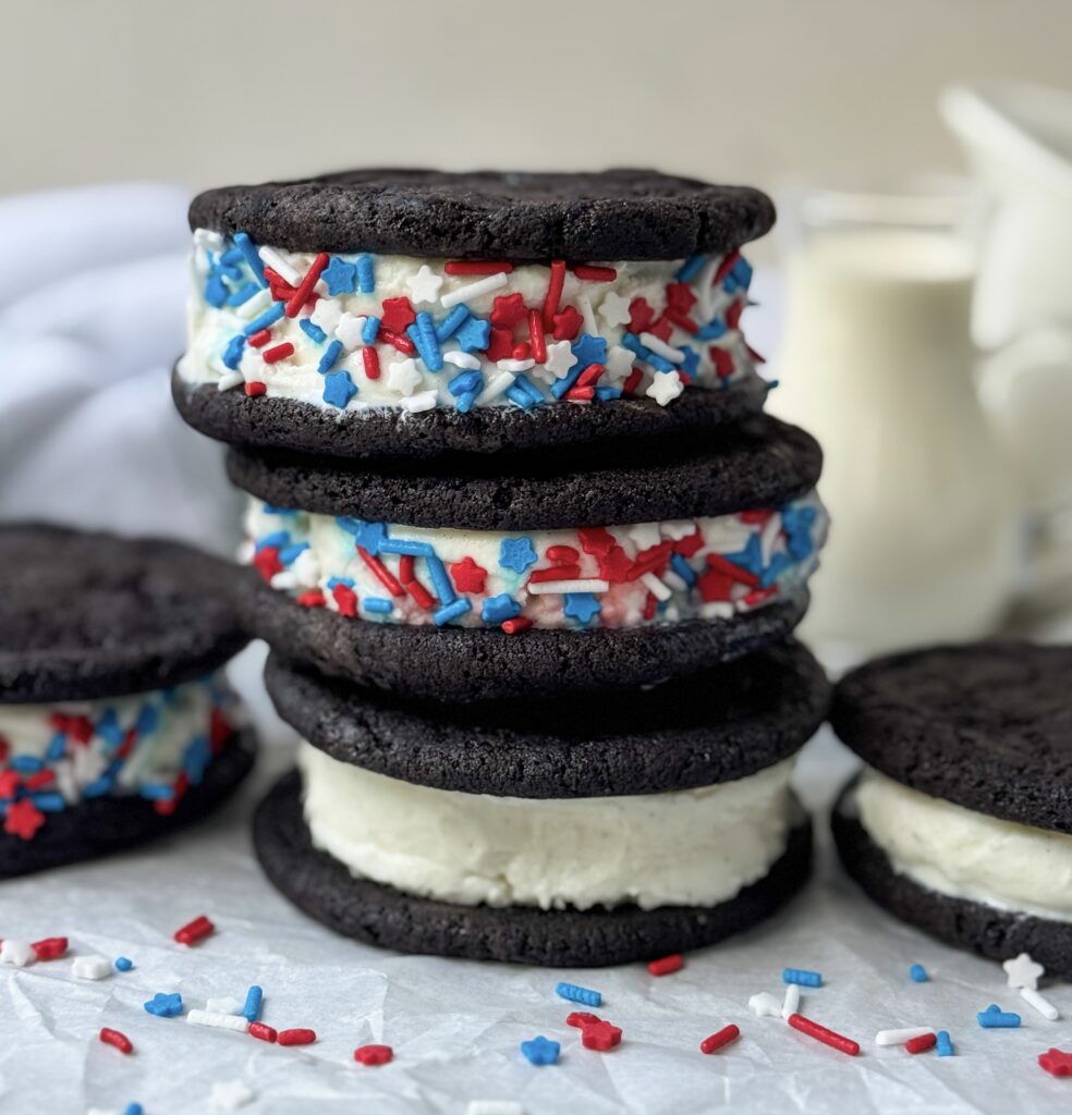 sourdough oreo ice cream sandwiches