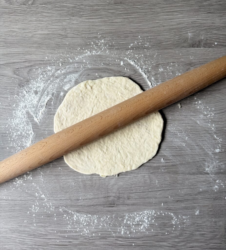 rolling flatbread