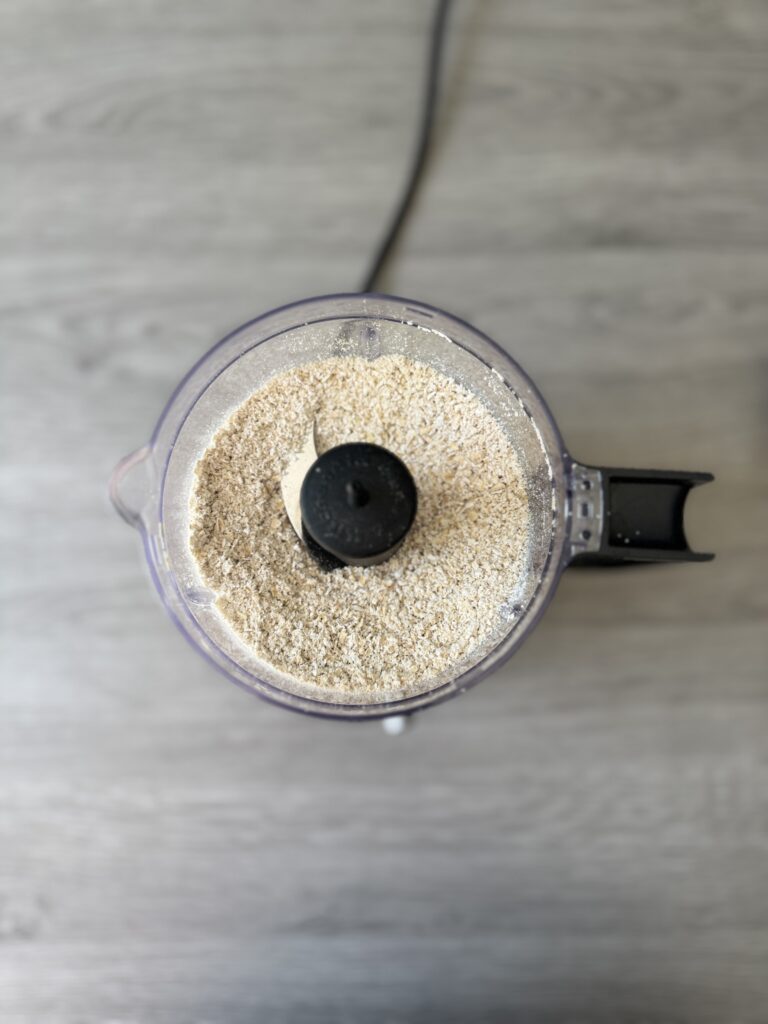 processing oats for date balls