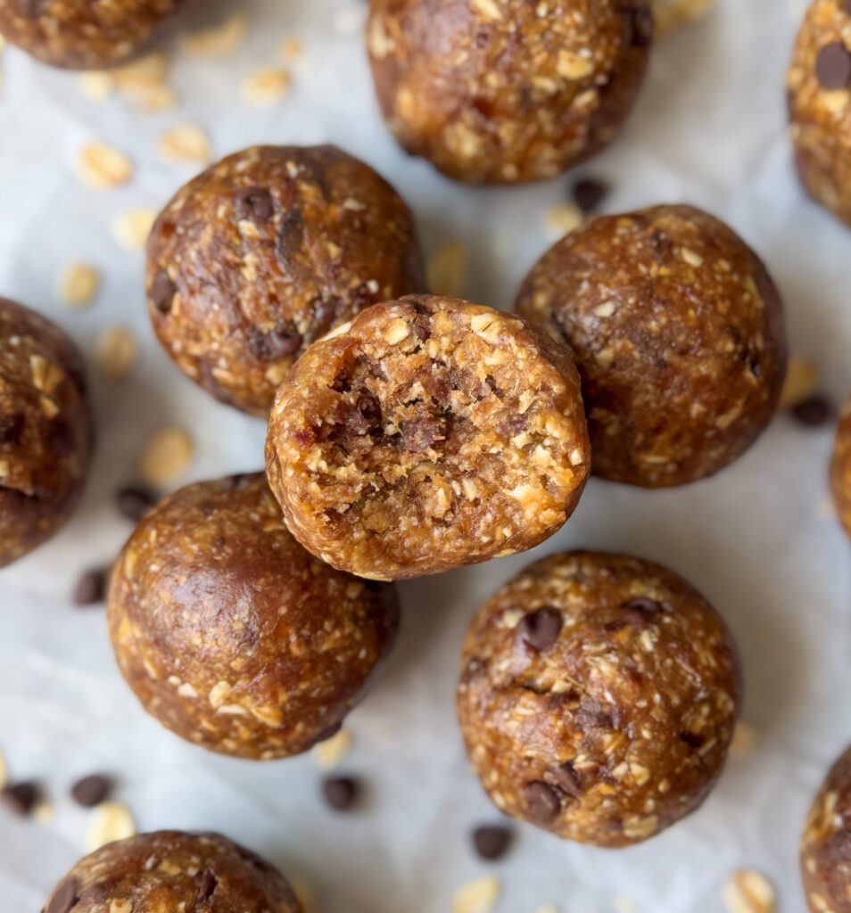 peanut butter energy date balls