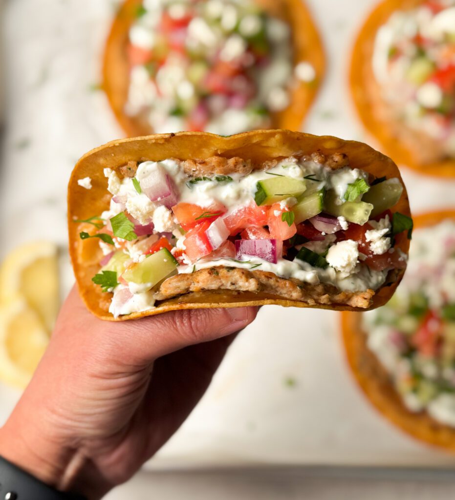greek smash tacos