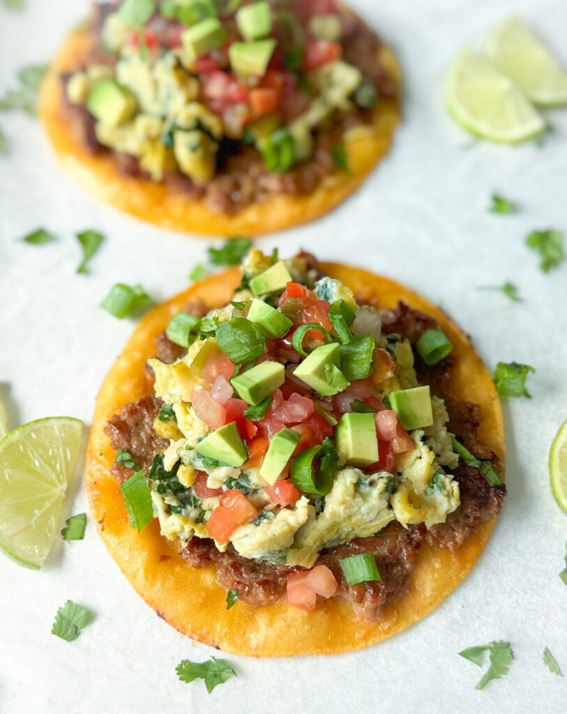breakfast smash tacos