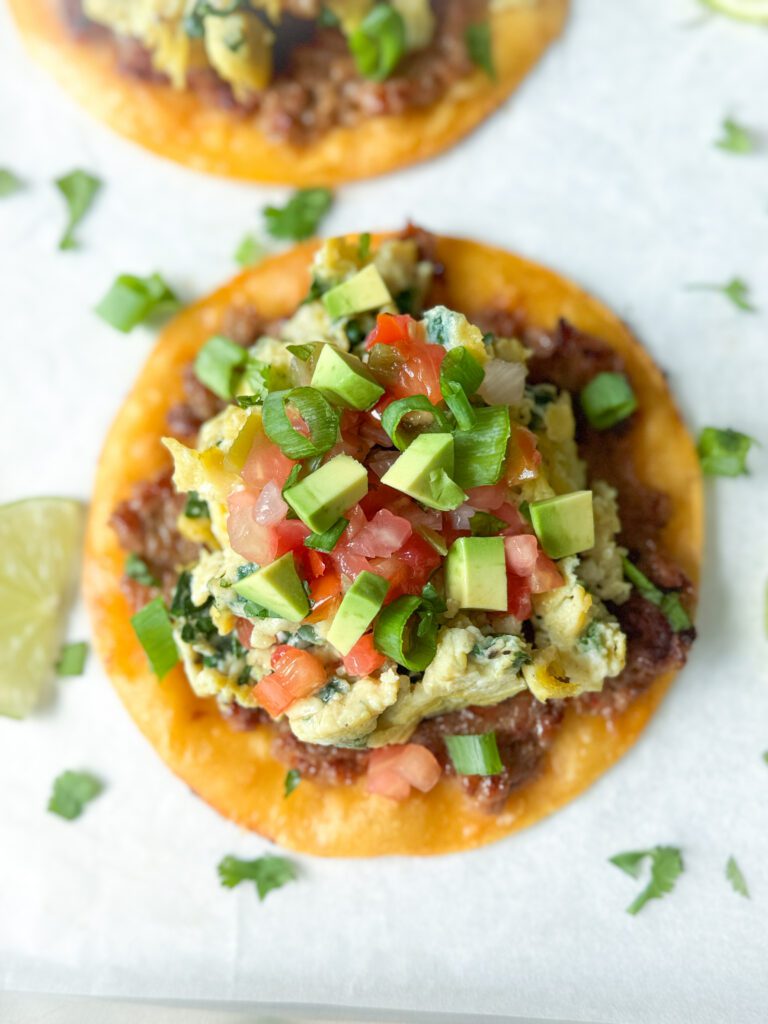 breakfast smash tacos