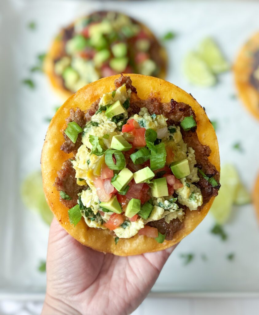 smash breakfast tacos
