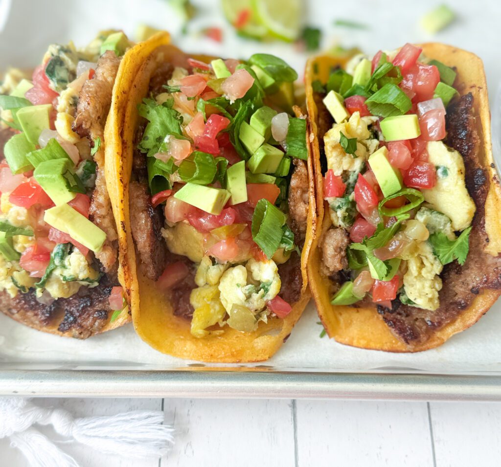Smashed Breakfast Tacos
