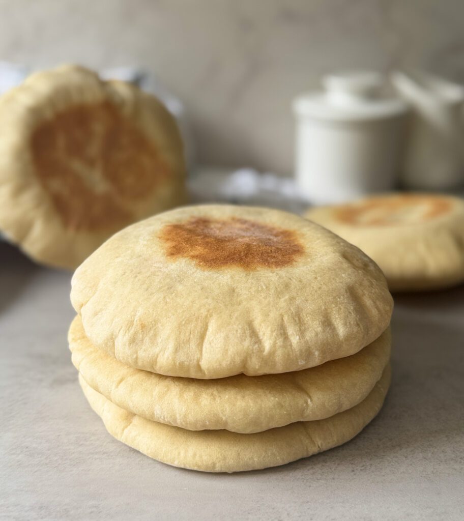 sourdough discard pita bread