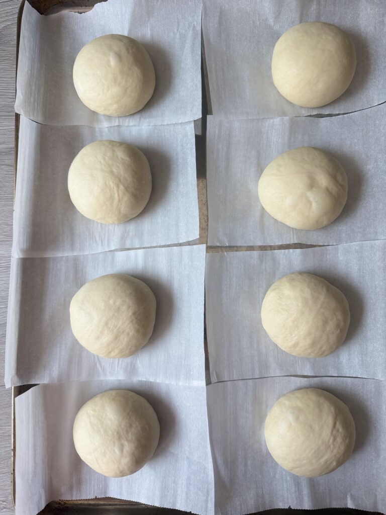 boiling pretzel buns