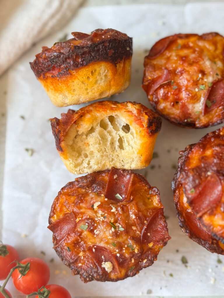 sourdough pizza cups