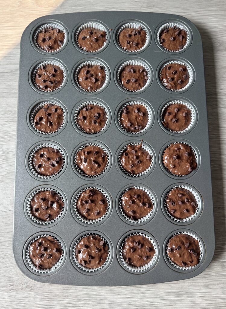 chocolate donut muffin batter