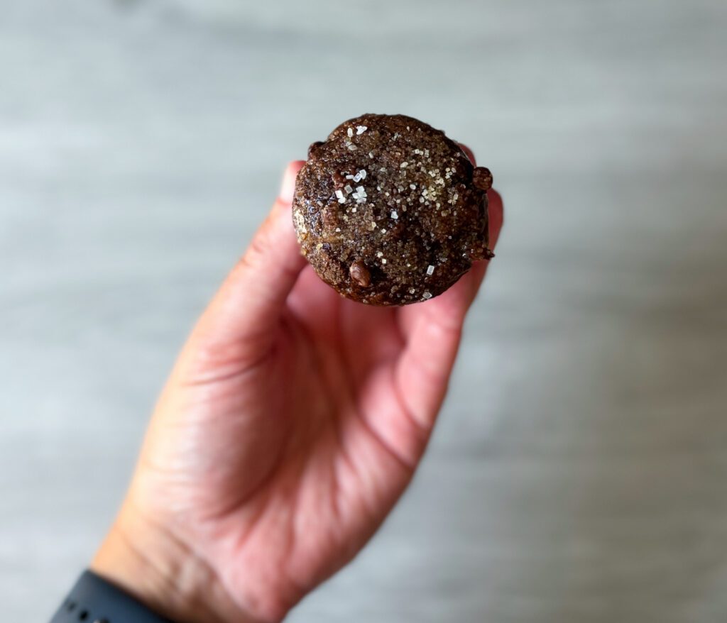 chocolate sourdough donut muffin