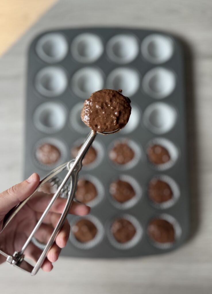 dividing the batter