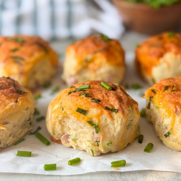 ham cheddar and chive sourdough biscuit bombs