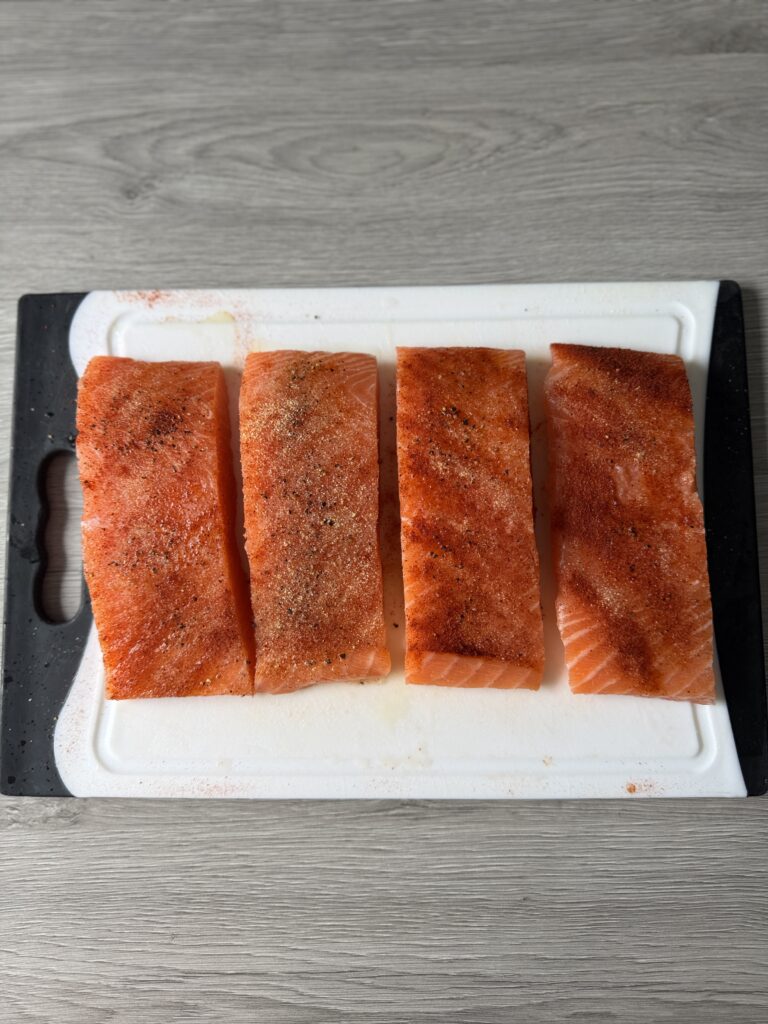 seasoning salmon