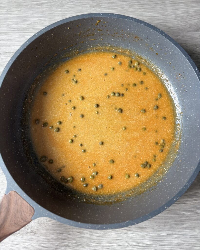 making salmon picatta