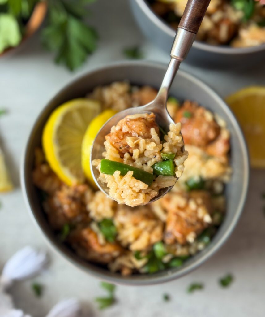 instant pot lemon chicken and rice