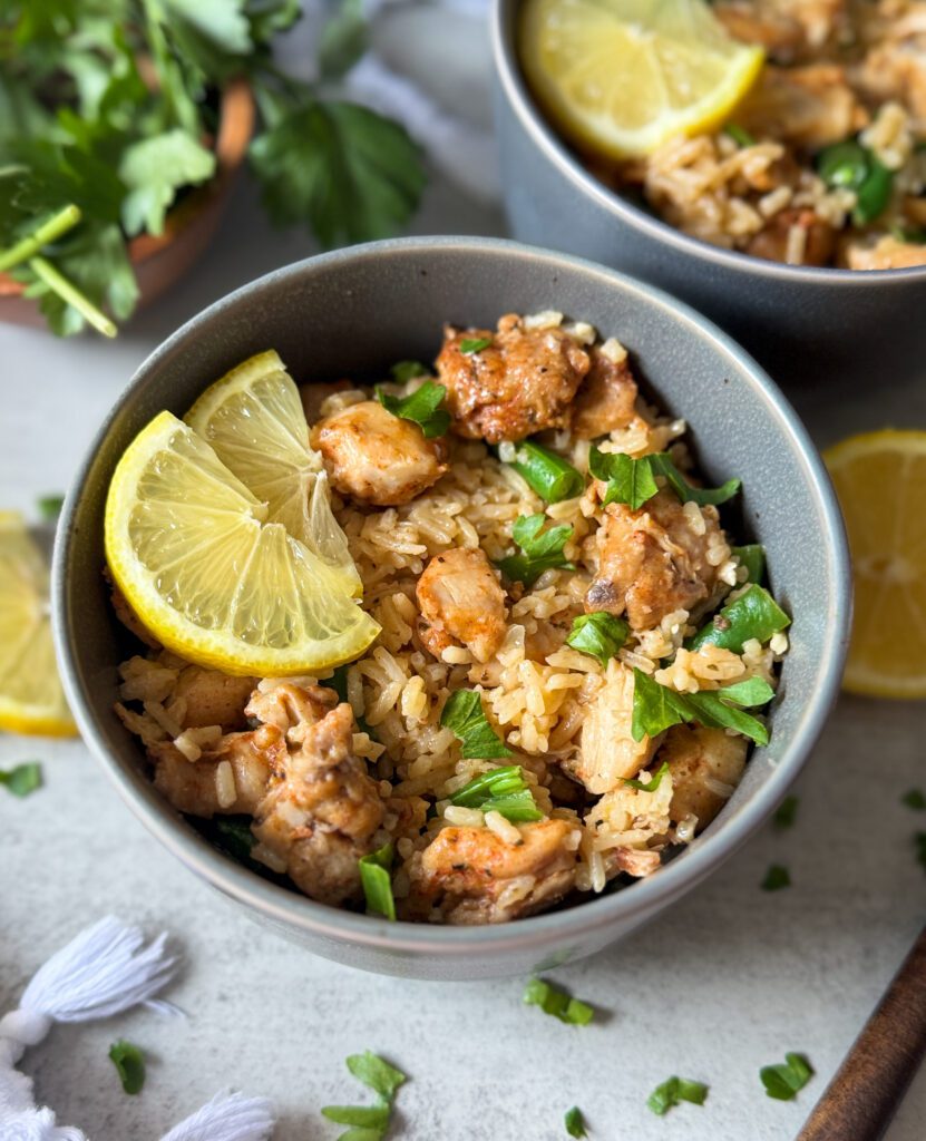 instant pot lemon chicken and rice