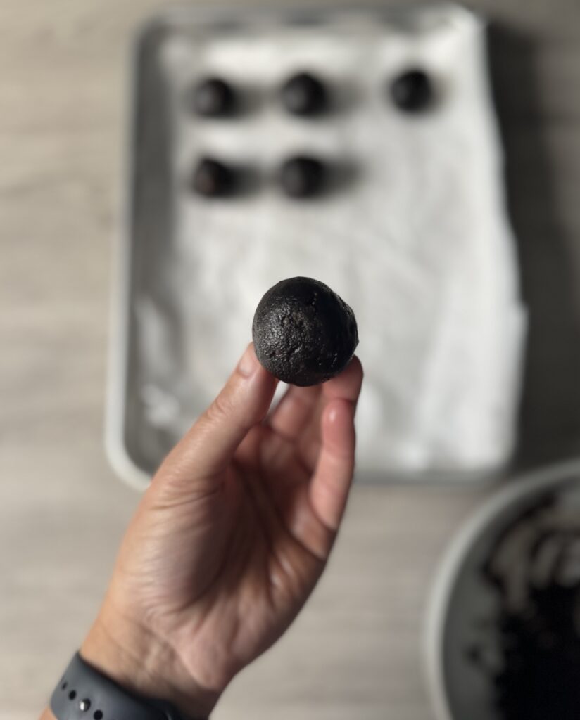 Oreo date balls