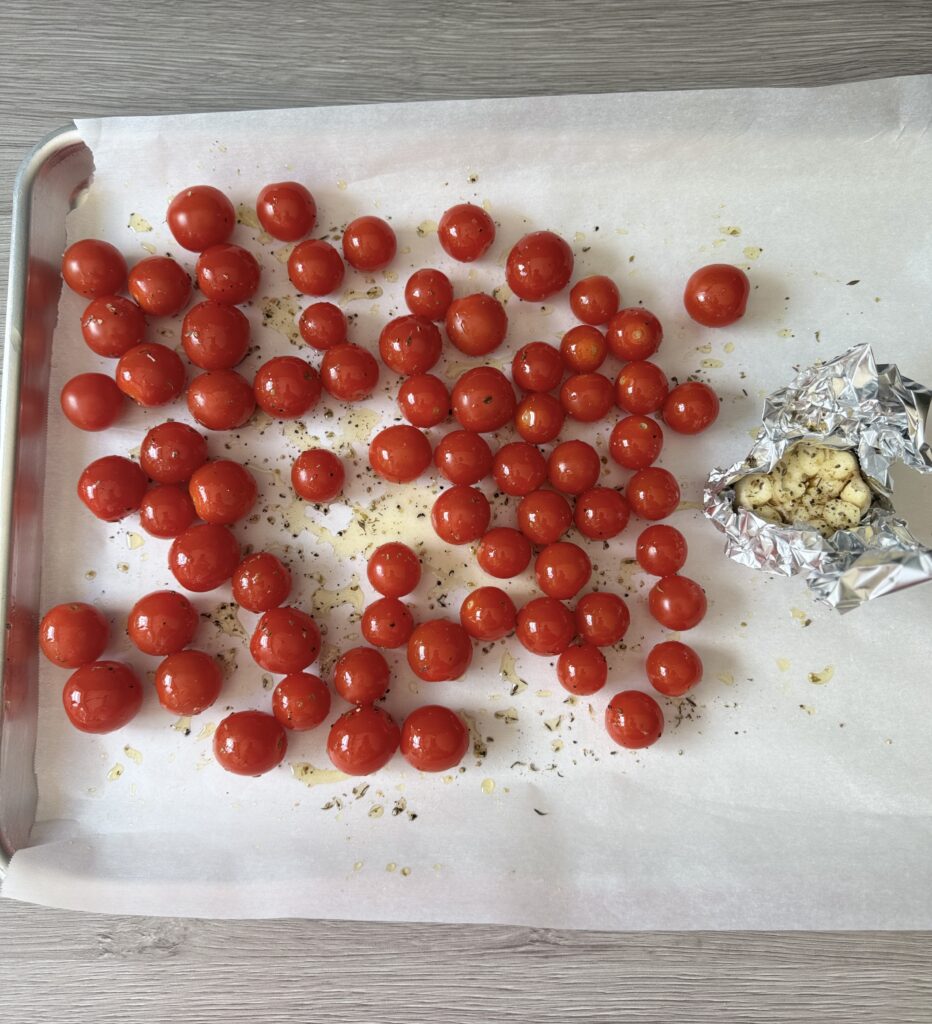 roasting tomatoes