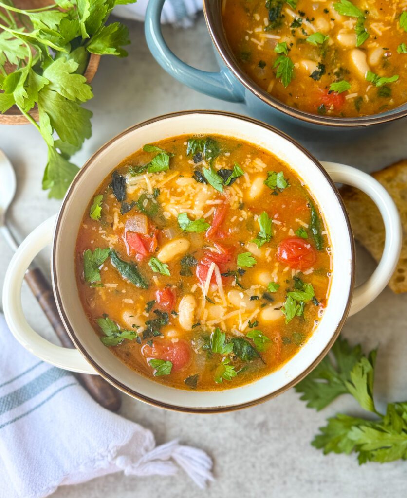 Roasted Tomato & White Bean Stew