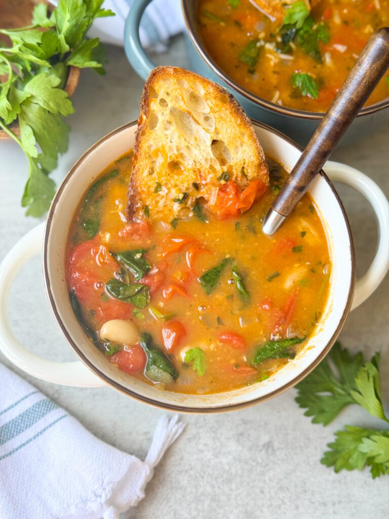 roasted white bean stew