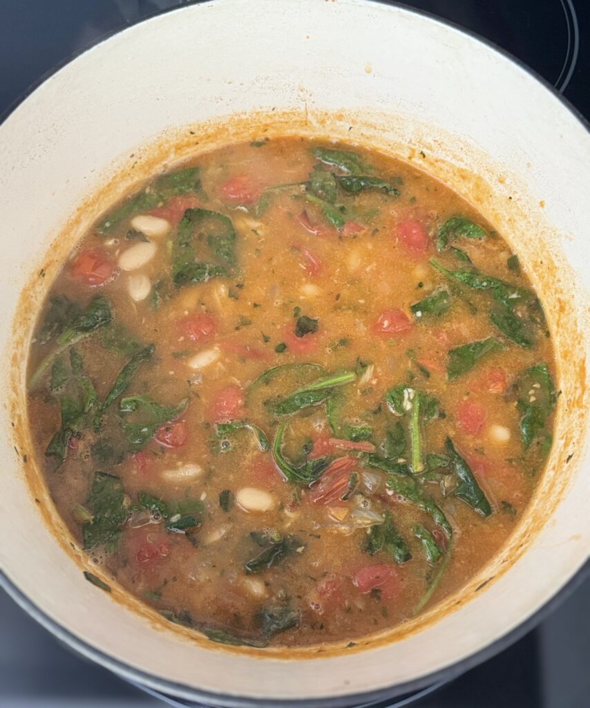 roasted white bean stew