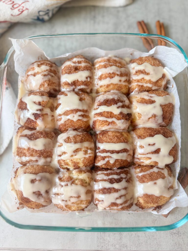 cinnamon sugar sourdough biscuit bombs