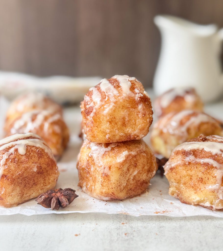 cinnamon sugar sourdough biscuit bombs