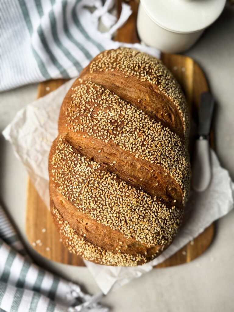 sourdough discard Italian bread