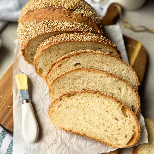 sourdough discard Italian bread
