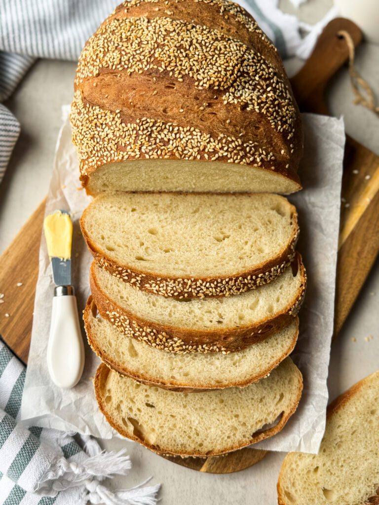 sourdough discard Italian bread