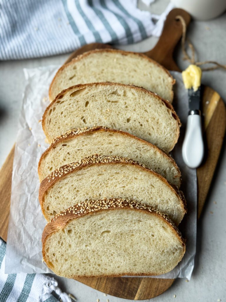 sourdough discard Italian bread