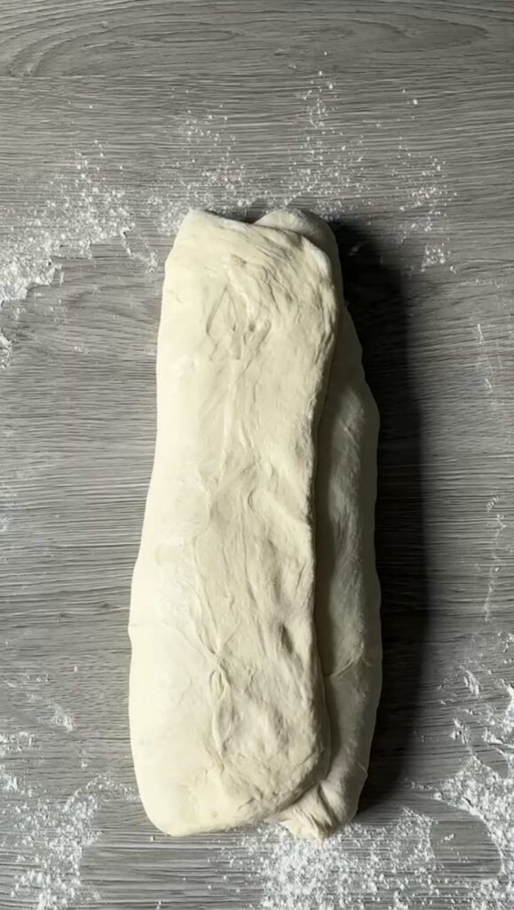 shaping discard Italian bread