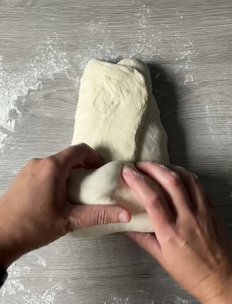 shaping discard Italian bread