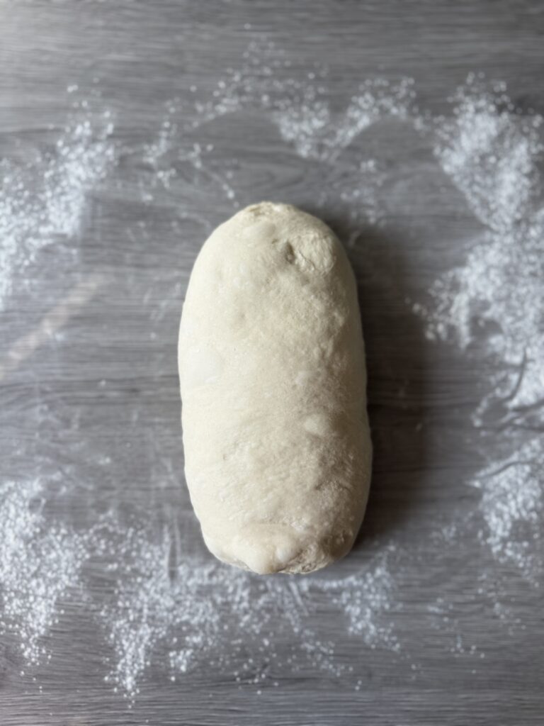 shaping discard Italian bread