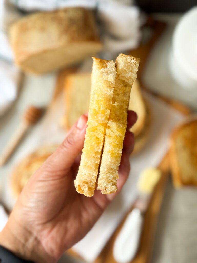 sourdough English muffin bread